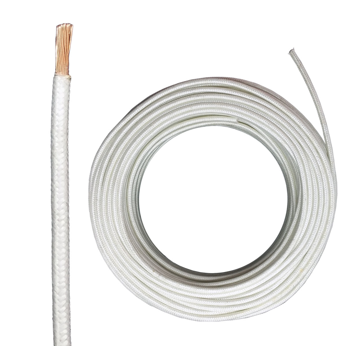 Cable 1,0 mm2 Fibra de Vidrio Alta Temperatura Unipolar - GSA Térmicos