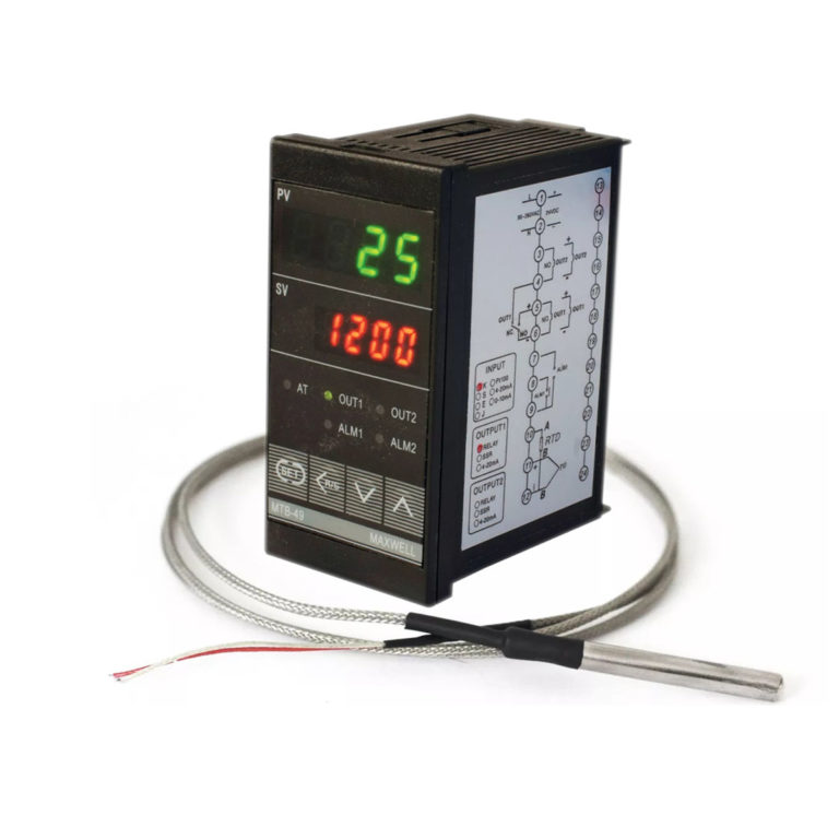 Controlador de Temperatura Maxwell MTB 49 48x96mm. Entrada Universal