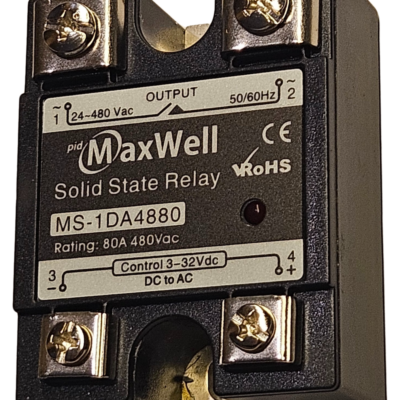 Relay de Estado Solido SSR Control 3-32 VCC Capacidad 80 Amper 480V
