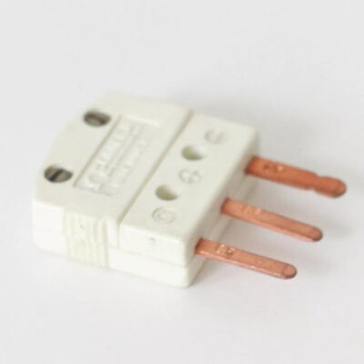 Ficha Compensada para Sensor RTD PT100/NTC/PTC Mini Macho 3 Hilos