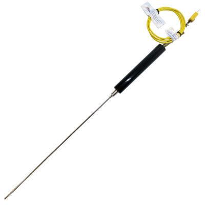 Termocupla Portatil K Tipo Pincha Carne Acero Inoxidable 304 Con Ficha