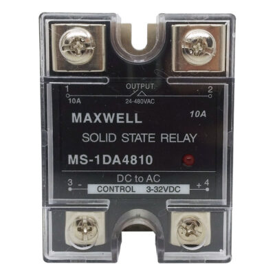 Relay de Estado Solido SSR Control 3-32 VCC Capacidad 10 Amper 480V