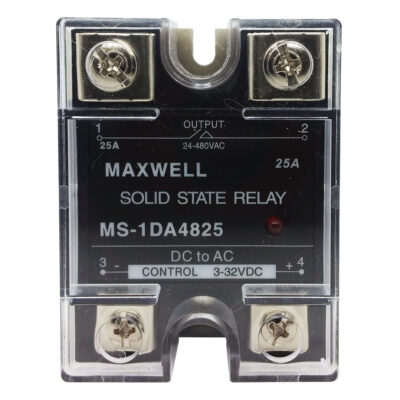 Relay de Estado Solido SSR Control 3-32 VCC Capacidad 25 Amper 480V
