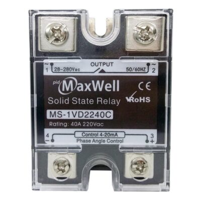 Relay Regulador de Voltaje SSVR Control 4-20 mA Capacidad 40 Amper 280V