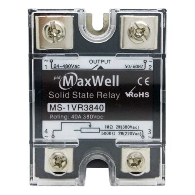 Relay Regulador de Voltaje SSVR Control Potenciometrico Capacidad 40 Amper 480V