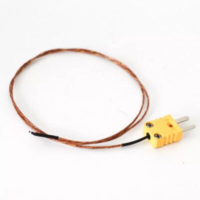 Termocupla "K" P/ Multimetro o Tester Con Ficha Compensada Mini Macho Cable FV 60 Cms