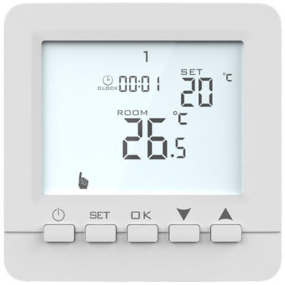 Termostato Ambiente Digital Programable A Pila Para Caldera