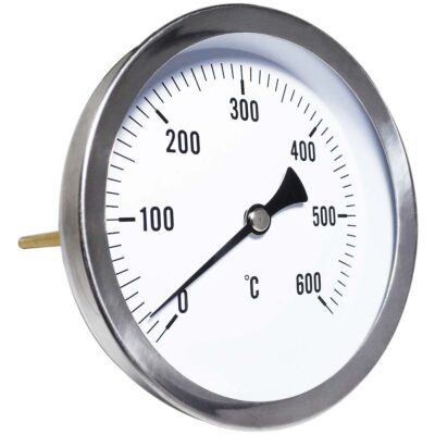 Termometro Pirometro Reloj 0-600 ºC Vaina Rigida 245 mm