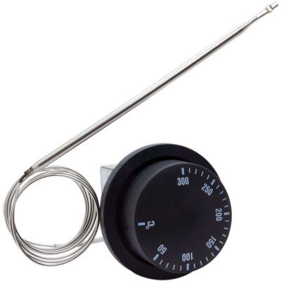 Termostato Bulbo y Capilar 50 – 300 ºC de Acero Inoxidable